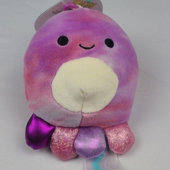 Adelaide the Octopus NWT 3.5" Squishmallow Clip - Picture 4 of 8